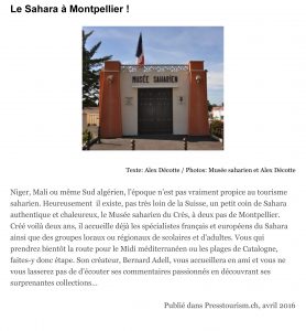 Le Sahara à Montpellie1